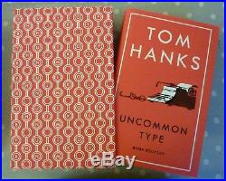 Tom Hanks Uncommon Type UK Signed Ltd Slipcased First Edition 319/750 + extras
