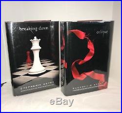 Twilight Series/Meyer All 4 First Editions/Fine! New Moon signed