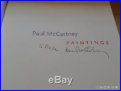 ULTRA RARE SIGNED PAUL McCARTNEY, PAINTINGS- FIRST EDITION FIRST PRINT