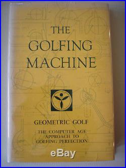 Ultra Rare SIGNED 1969 First Edition THE GOLFING MACHINE by Homer Kelley
