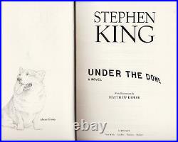 Under The Dome (2009) Stephen King Signed, Limited Collector's 1st Edition