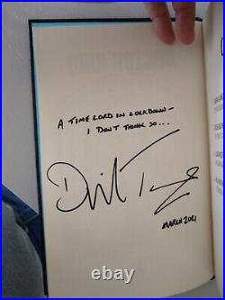 Unique Dr Who first edition hardback signed David Tennant and three companions