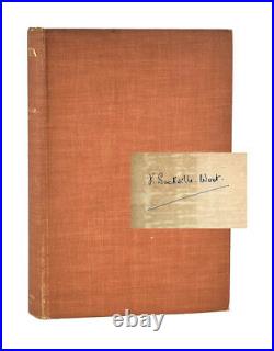 V Sackville-West / Pepita / Signed 1st Edition 1937