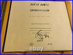 Very Rare David Bowie RYKO DISC CD Box Set Signed and Numbered CERTIFICATE