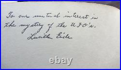 Very Rare SIGNED 1980 First Edition MY UFO Lucille Eide FLYING SAUCER Contactee