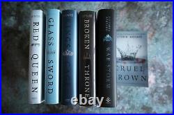 Victoria Aveyard Red Queen series full signed 1st edition, 1st print set
