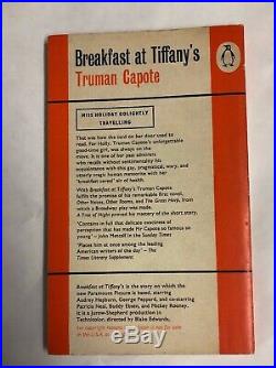 Vintage Penguin Breakfast at Tiffanys signed Truman Capote 1st Edition 1961