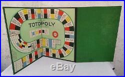 Vtg 1938 1st Edition Totopoly 23 Lead Horses Waddingtons Ltd Signed by Inventors