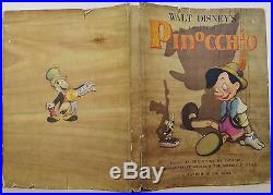 WALT DISNEY Walt Disney's Version of Pinocchio FIRST EDITION INSCRIBED BY DISNEY