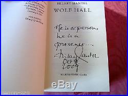 WOLF HALL, FIRST EDITION, SIGNED BY HILARY MANTEL