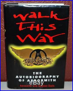 Walk This Way Autobiography Of Aerosmith 5 Signed Autographs First Edition 114