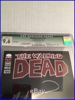 Walking Dead #100 Lucille Edition First Negan 9.6 CGC Kirkman Signed 1 of 500