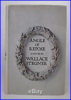 Wallace Stegner SIGNED The Angle of Repose First Edition HC/DJ