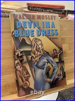 Walter Mosley / Devil in a Blue Dress Signed First Edition 1990 Clean Copy