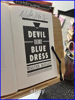 Walter Mosley / Devil in a Blue Dress Signed First Edition 1990 Clean Copy