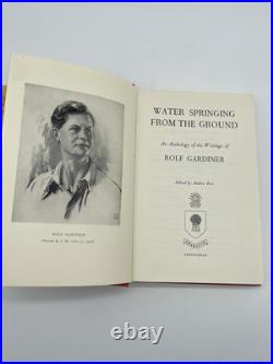 Water Springing From The Ground Andrew Best Hardback 1st Edition Signed