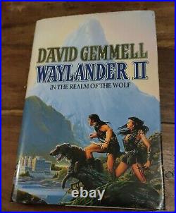 Waylander II In The Realm of the Wolf by David Gemmell First Edition Signed