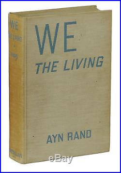We the Living SIGNED by AYN RAND First Edition 1st Printing April 1936