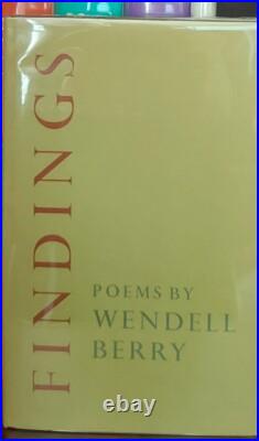 Wendell Berry Findings Signed First Edition