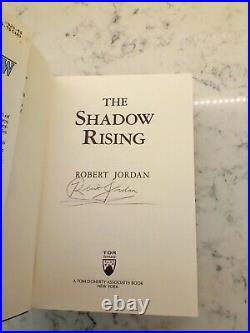 Wheel of Time The Shadow Rising Robert Jordan Signed 1st Edition 1st Pint RARE