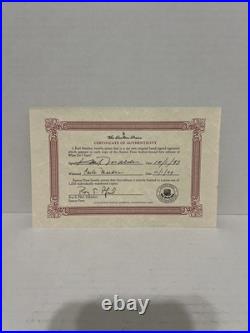 When Do I Start Karl Malden Signed First 1st Edition Easton Press 1997 With COA When Do I Start Karl Malden Signed First 1st Edition Easton Press 1997 With COA