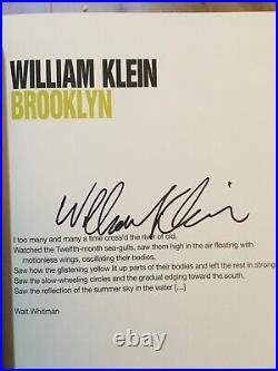 William Klein Brooklyn 1st Edition Hardcover 2014 Fine Signed