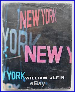 William Klein Signed First Edition 1956 New York Life is Good Photography Book