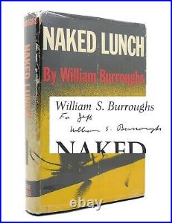 William S. Burroughs NAKED LUNCH Signed 1st 1st Edition 1st Printing