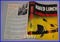 William S. Burroughs SIGNED & Inscribed Naked Lunch First Edition 1962