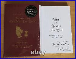 Winnie the Poo DOUBLE SIGNED LIMITED 1st ED Return to 100 Acre Wood