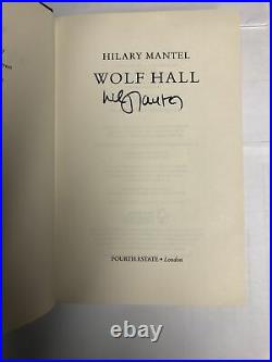 Wolf Hall'Hilary Mantel SIGNED 1st Edition 1st Print HBDJ Rare