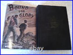 Woody Guthrie BOUND FOR GLORY (1943) First edition Signed by 2 Generations