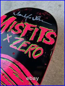 Zero x Misfits 1st Edition Die Die Deck Signed by Jamie Thomas